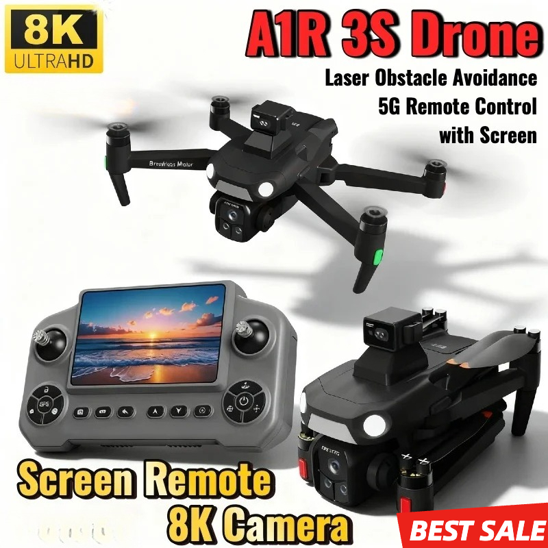 Drone Surveying - Bestseller A1R 3S Faltbare Drohne 5G-Bildschirm-Fernbedienung