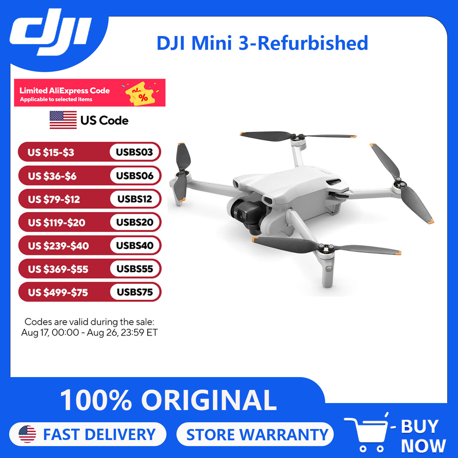 Generalüberholte DJI Mini 3 Dr – Drone Video Production Bewertung und Preis